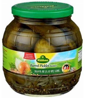 Kuhne Barrel Pickles  35.9oz